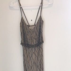 Andriamma pattell designer dress very long